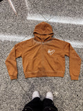 Brown rhinestone “Dreams 2 Reality” hoodie